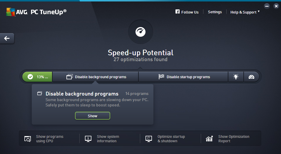 Avg Pc Tuneup Free Software